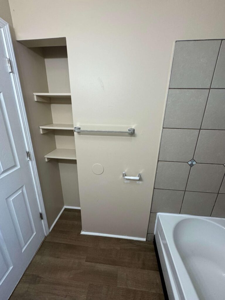 bathroom closet